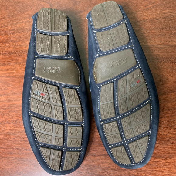 Johnston & Murphy | Gibson Navy Driver Sheepskin Penny Driving Loafer - 11 M - Picture 10 of 10